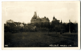 Přelouč - pohled z luk (pohled)