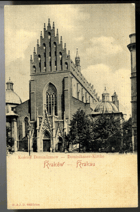 Krakow - Dominikánský kostel (pohled)