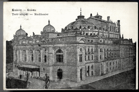 Kraków - Teatr mieski (pohled)