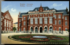 Kraków - Uniwersytet (pohled)