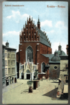 Kraków - Dominikánský kostel (pohled)