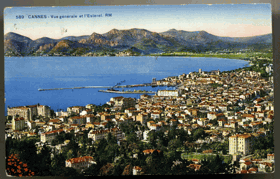 Cannes - Vue génerale et l Esterel (pohled)