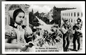 Hodonín, koláž (pohled)