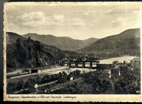 Elbe mit Staustufe - Sudetengau (pohled)