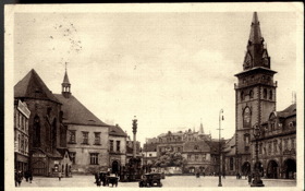 Chomutov, náměstí (pohled)