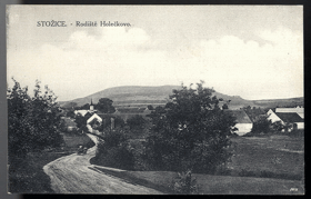 Stožice - Rodiště Holečkovo (pohled)