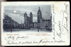Králové Hradec - Hradec Králové - velké náměstí (pohled)