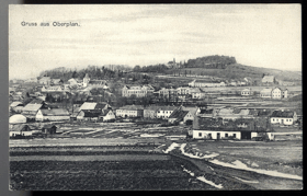 Horní Planá (Oberplan im Böhmerwalde), celkový pohled (pohled)