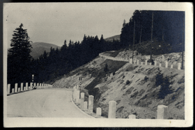 Krkonoše - Masarykova horská silnice (pohled)