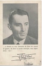 Frédéric Joliot - Curie (pohled)
