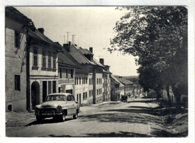 Horní Planá, náměstí (pohled)