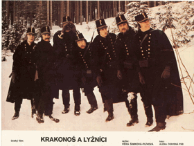 Filmové fotografie - Krakonoš a lyžníci č.1