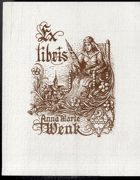 Ex libris Anna Marie Wenk