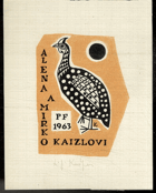 Ladislav J. Kašpar - P. F. 1963 - pták