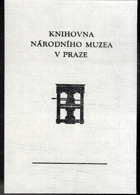 Ex libris - Knihovna Národního muzea v Praze