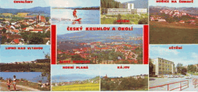 Český Krumlov a okolí (pohled)