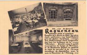 Paris - Restaurant Ragueneau (pohled)