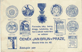 Čeněk Jan Brun v Praze - Fermeže... (pohled)