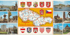 Pozdrav z Československa (pohled)