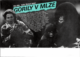 Filmový plakát - Gorily v mlze