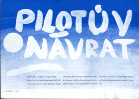 Filmový plakát - Pilotův návrat