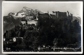 Salzburg - pohled na Bastaiweg (Kapuzinerberg) (pohled)