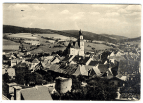Prachatice - centrum města (pohled)