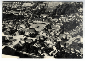 Týn nad Vltavou - pohled na město (pohled)