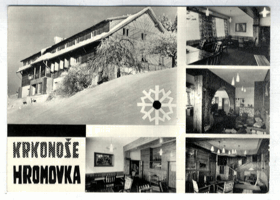 Krkonoše - Špindlerův Mlýn - chata Hromovka (pohled)