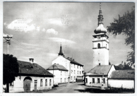 Jevíčko - pohled na kostel (pohled)