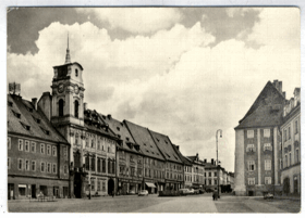 Cheb - horní část náměstí (pohled)