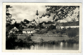 Veselí nad Lužnicí - pohled ke kostelu (pohled)