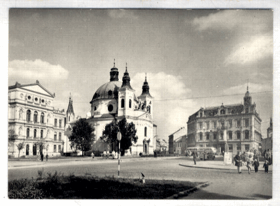 Kroměříž - Milíčovo náměstí (pohled)