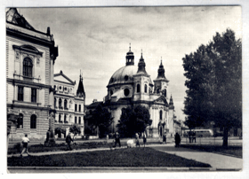 Kroměříž - náměstí Míru (pohled)