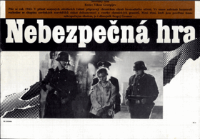 Filmový plakát - Nebezpečná hra