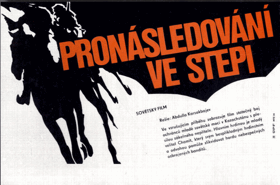 Filmový plakát - Pronásledování ve stepi