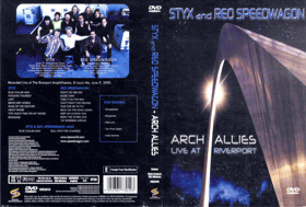 DVD - STYX / REO SPEEDWAGON - ARCH ALLIES