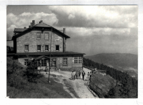 Jeseníky - Chata na Šeráku (pohled)