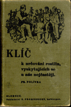 Klíč k určování rostlin, vyskytujících se u nás nejčastěji