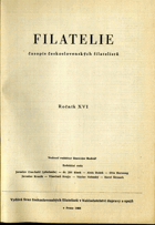 Filatelie (Časopis československých filatelistů) - ročník XVI