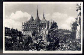 Kuttenberg - St. Barbara Kirche - Kutná Hora - Chrám sv. Barbory (pohled)