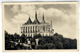 Kutná Hora - Chrám sv. Barbory (pohled)
