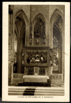 Kutná Hora - Hlavní oltář Dómu sv. P. Barbory (pohled)