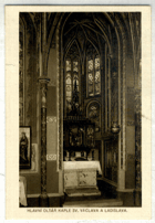 Kutná Hora - Hlavní oltář kaple sv. Václava a Ladislava (pohled)