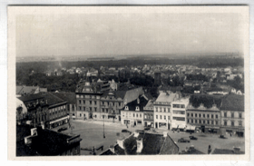 Kolín - pohled na město (pohled)