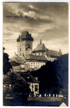 Hrad Karlův Týn (pohled)