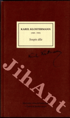 Karel Klostermann - Soupis díla
