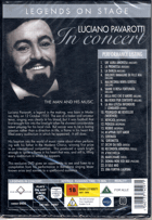 DVD - Legends On Stage - Luciano Pavarotti In concert - NEROZBALENO !