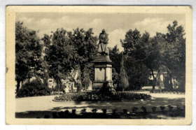 Čáslav - Žižkův pomník (pohled)