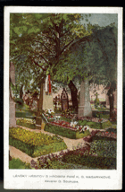 Lány - Lánský hřbitov s hrobem paní K. G. Masarykové (pohled)